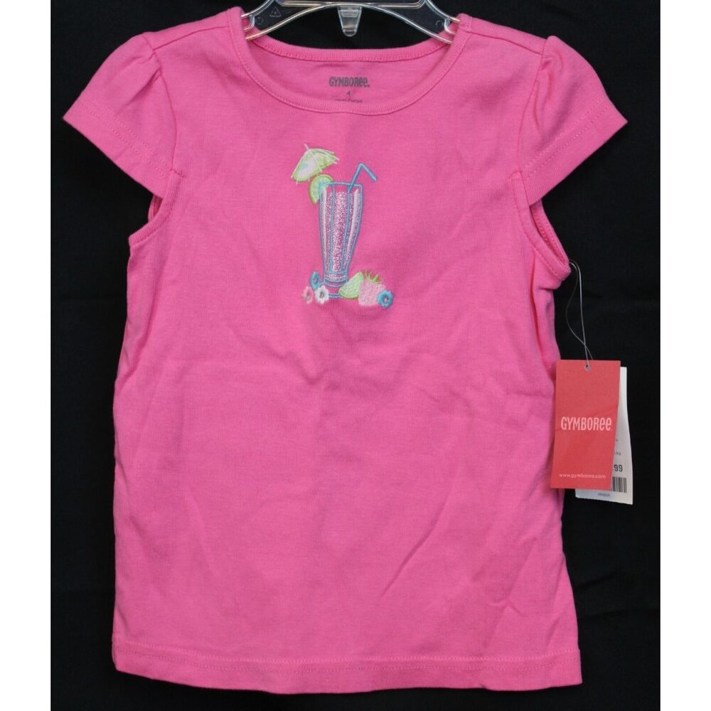 2008 Gymboree Palm Springs T-shirt Top Shirt sz 4 Drink Florida Vacation Beach